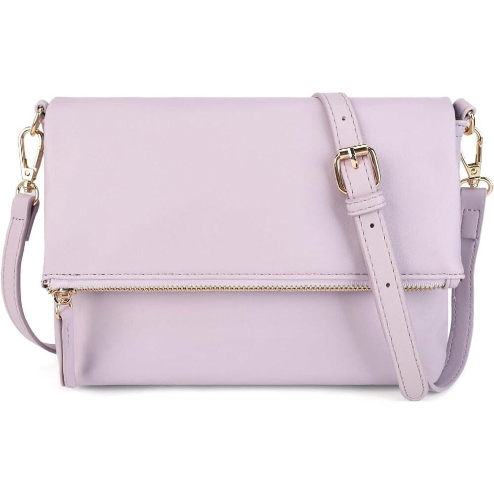 〽️Women Purple Multi-Functional Wristlet Crossbody Purse Shoulder Bag